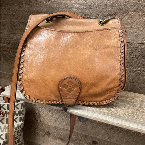 🤎 Patricia Nash Leather Tassel Crossbody Bag – Brown - Picture 3 of 9